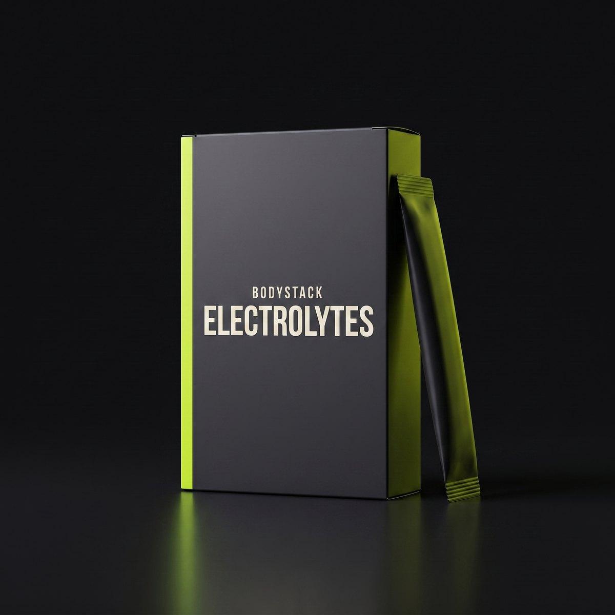 BodyStack Electrolytes box, front